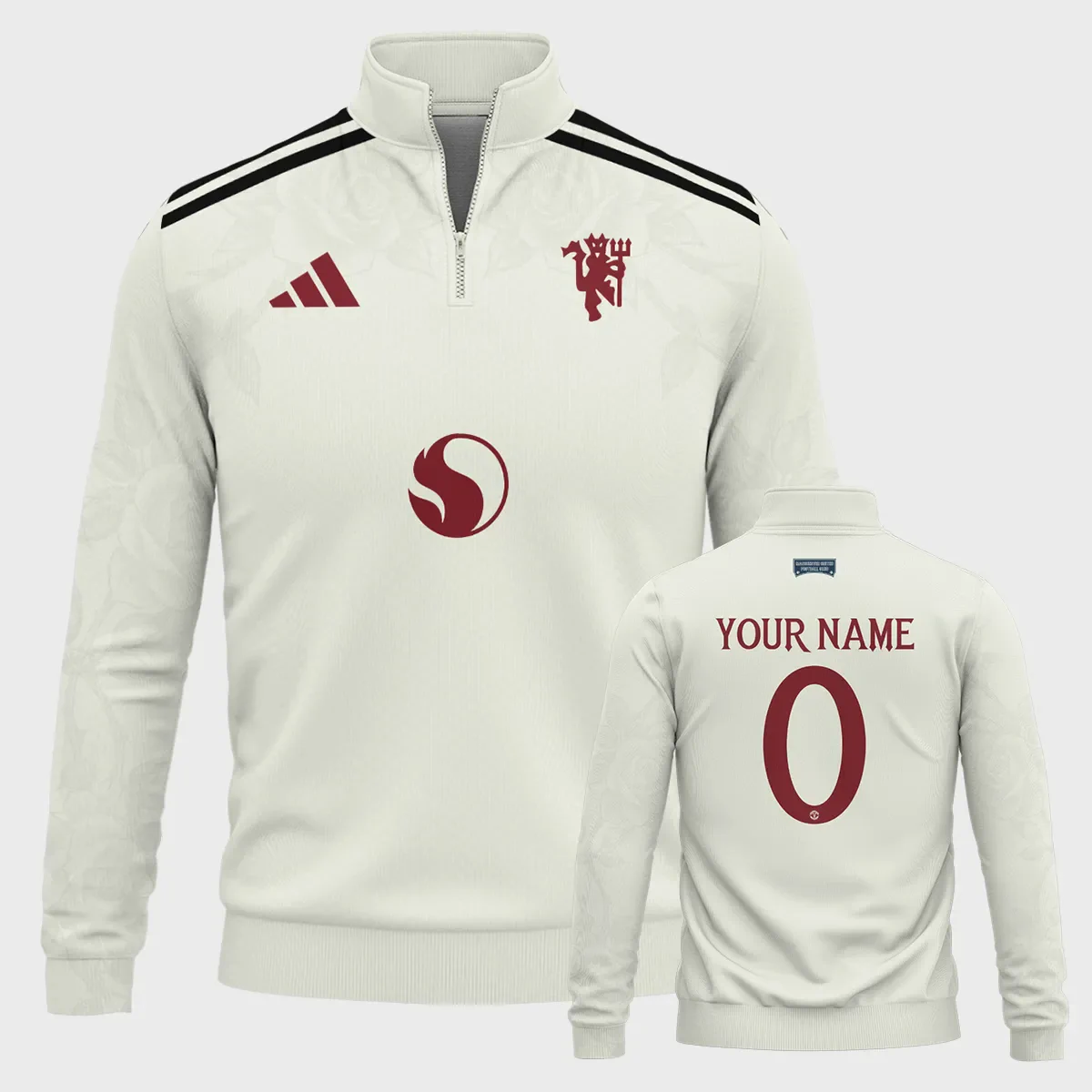 Manchester United 26/27 Third Kit Quarter Zip Sweatshirt All Over Prints - Replica Jersey- QuarterZipSweatshirt