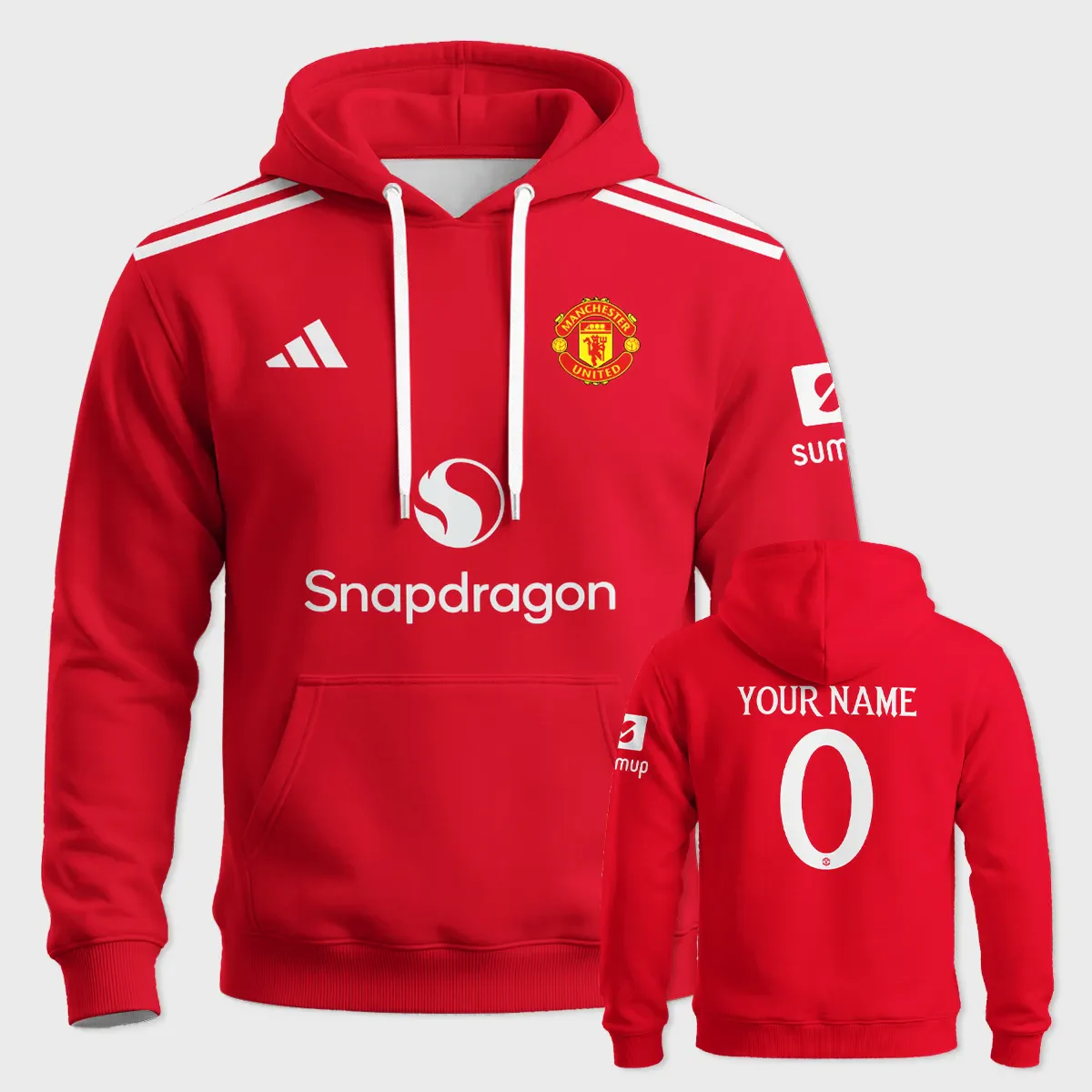 Manchester United 26/27 Home Kit Hoodie All Over Prints - Replica Jersey- Hoodie