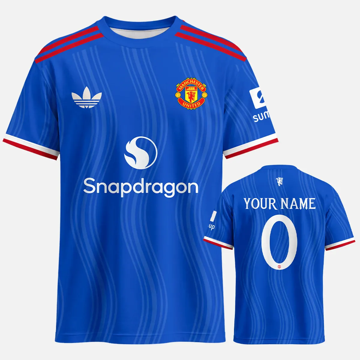 Manchester United 26/27 Away Kit T-Shirt All Over Prints - Replica Jersey- T-Shirt