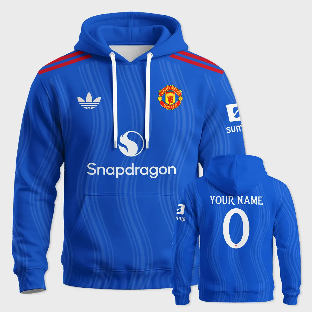 Manchester United 26/27 Away Kit Hoodie All Over Prints - Replica Jersey- Hoodie