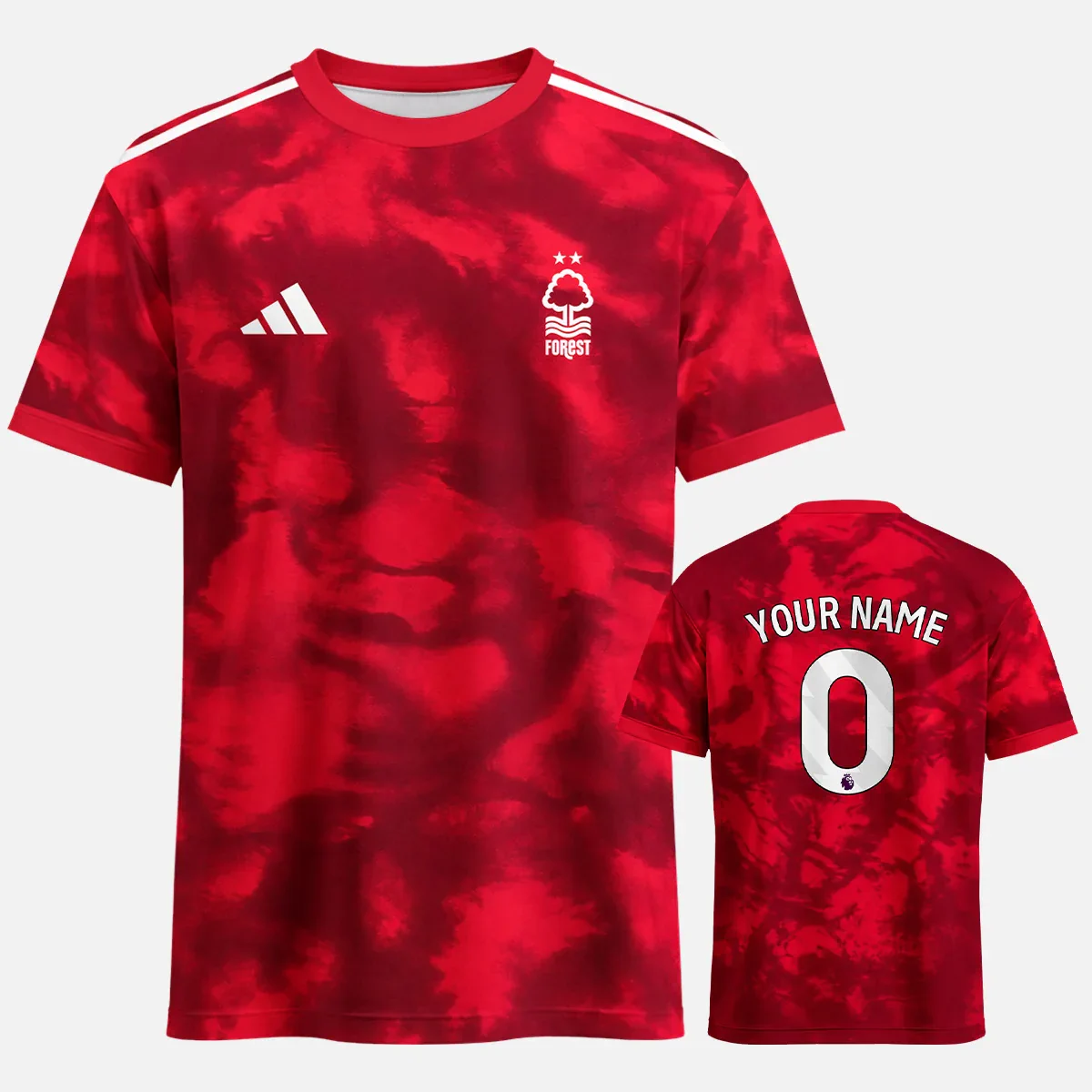 Nottingham Forest 26/27 Home Kit - T-Shirt All Over Prints - Replica Jersey -TShirt
