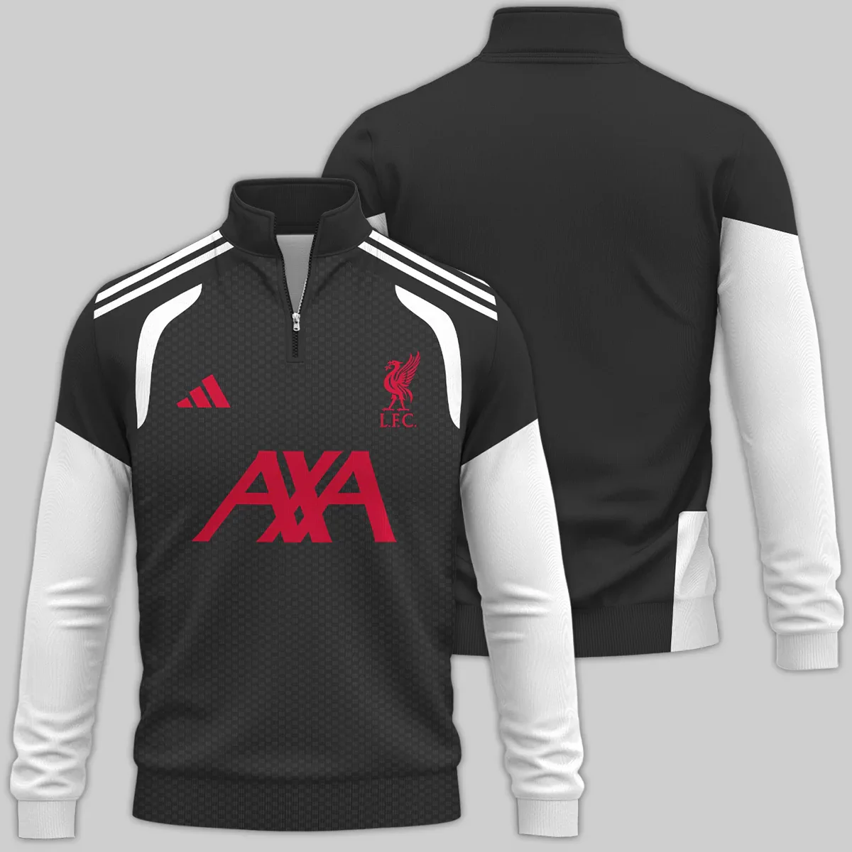 26/27 Liverpool Pro Training - Quarter Zip Sweatshirt - All Over Print Concept Jersey - Sweatshirt