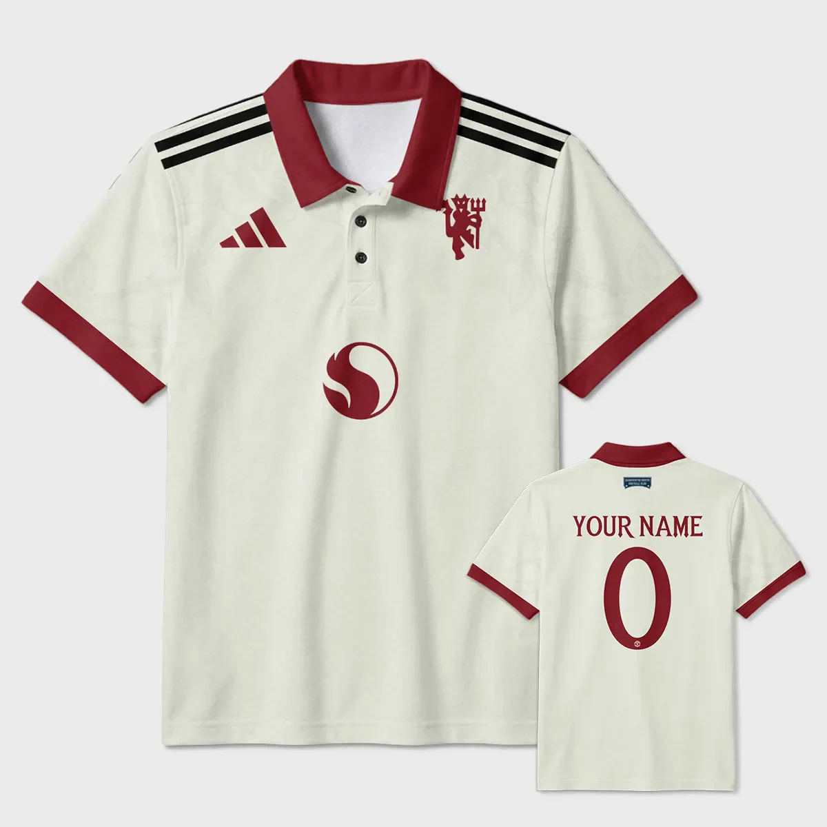 Manchester United 26/27 Third Kit Polo Shirt All Over Prints - Replica Jersey- PoloShirt