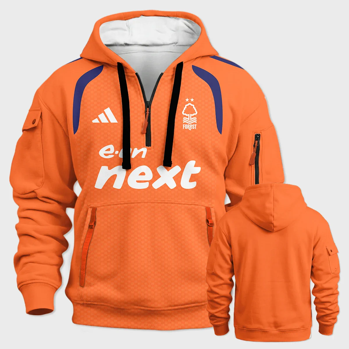 Nottingham Forest 26/27 Training - Hoodie Half Zipper All Over Prints - Replica Jersey - Hoodie